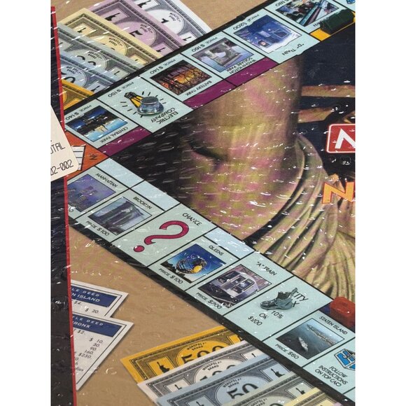 1998 Monopoly New York City Edition Board Game Statue of Liberty Box NEW Sealed - Picture 10 of 10